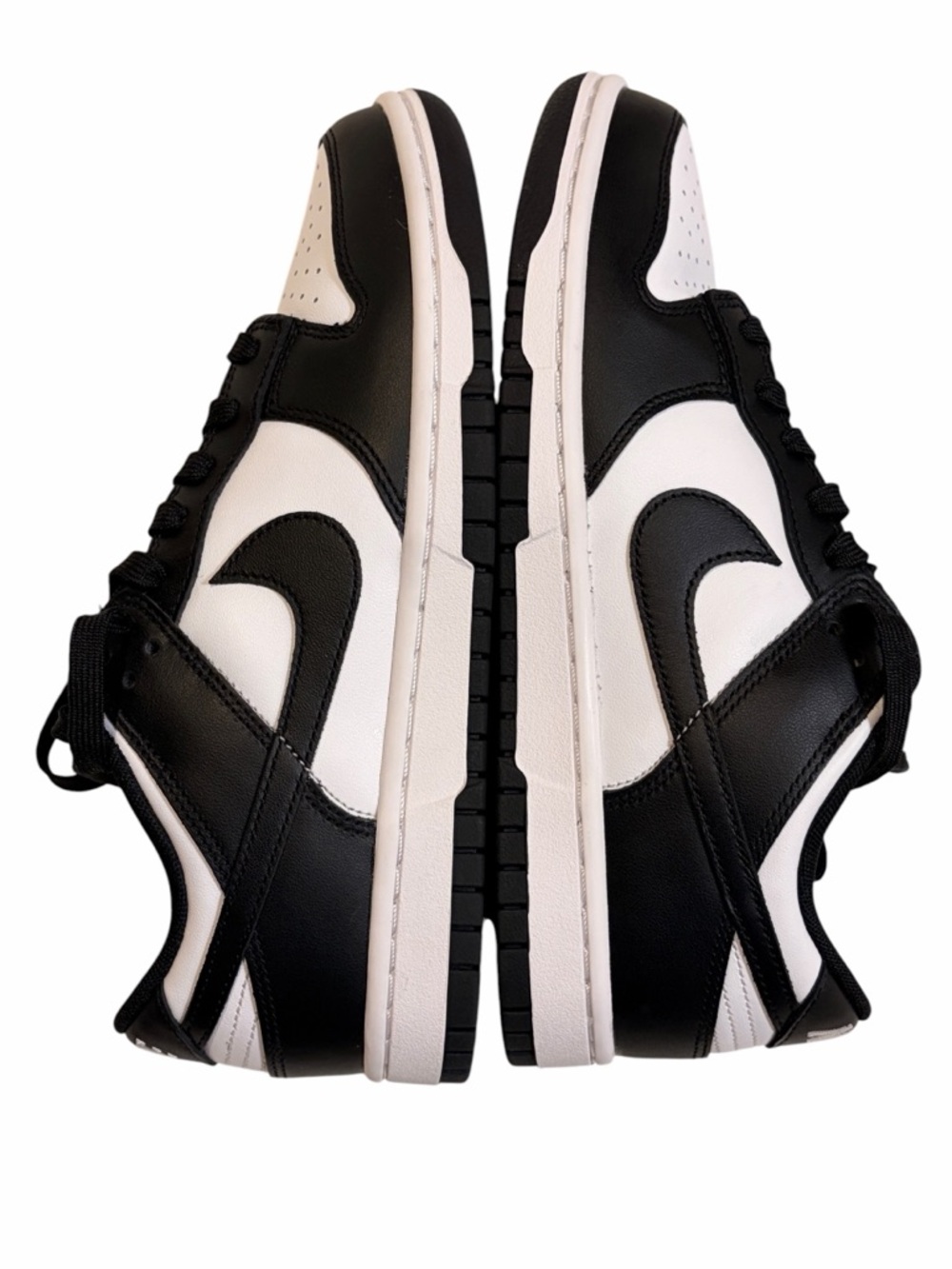 NIKE new 2021 Panda Dunk Low Retro Black White Sneakers - M US7 / W US8.5 - Picture 6 of 16